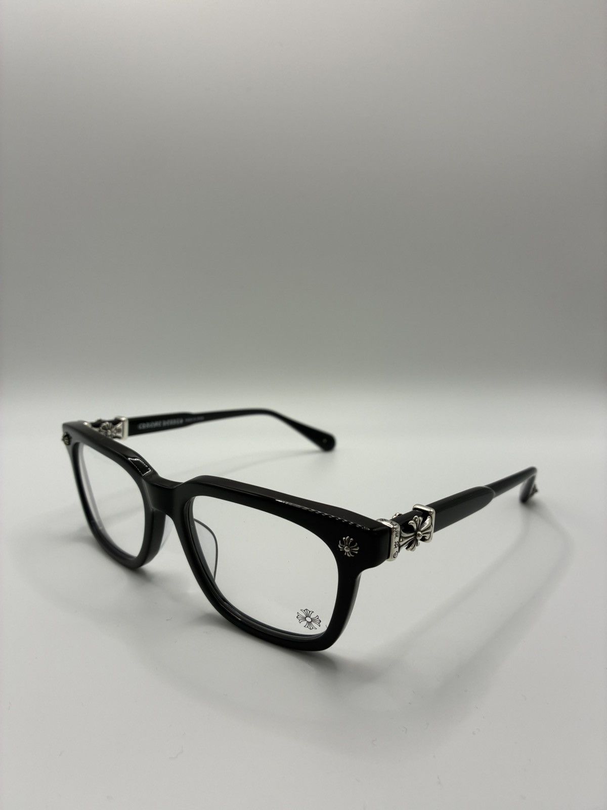 Chrome Hearts Chrome Hearts Cox Ucker Glasses Black Silver Size ONE SIZE - 1 Thumbnail