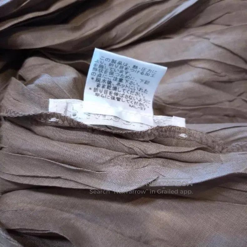 Issey Miyake Issey Miyake Ruched Short Sleeve Shirt Size L / US 10 / IT 46 - 7 Thumbnail