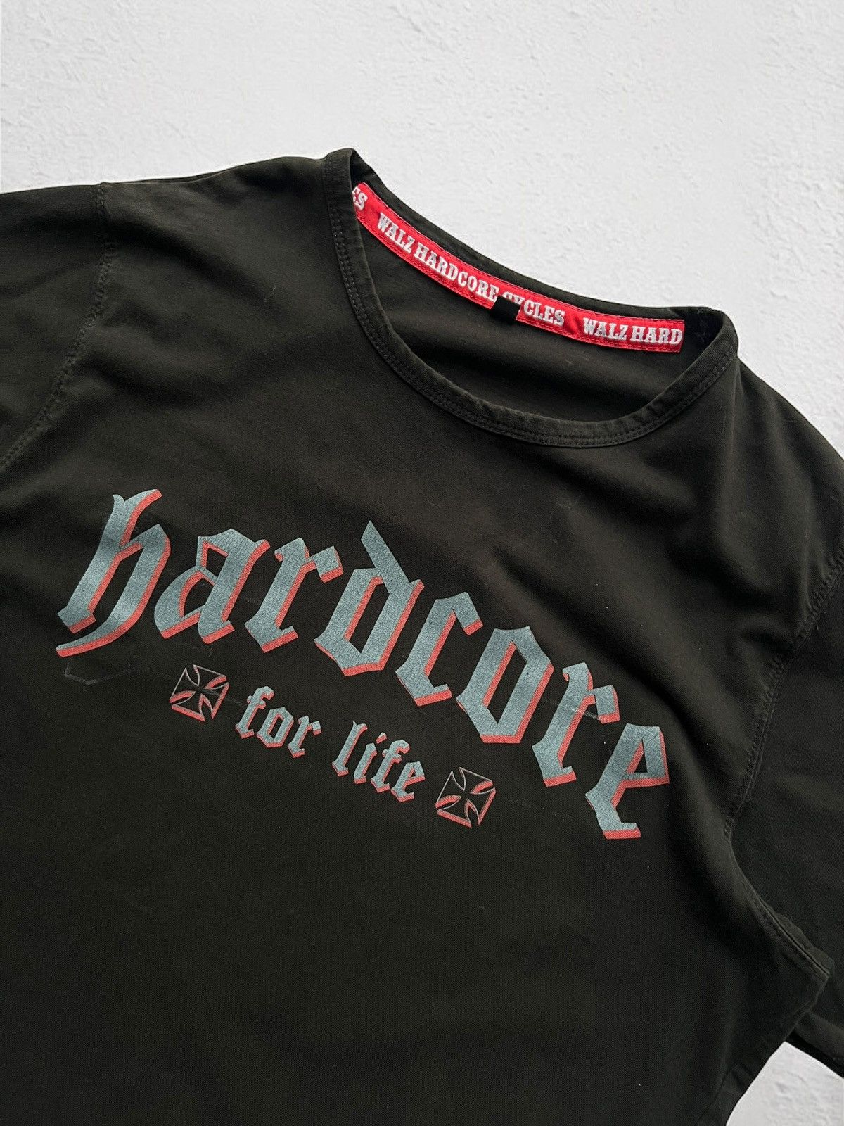 Band Tees × Vintage OFFER! HARDCORE FOR LIFE! WALZ VINTAGE RAVE T SHIRT SKULL Size US M / EU 48-50 / 2 - 4 Thumbnail