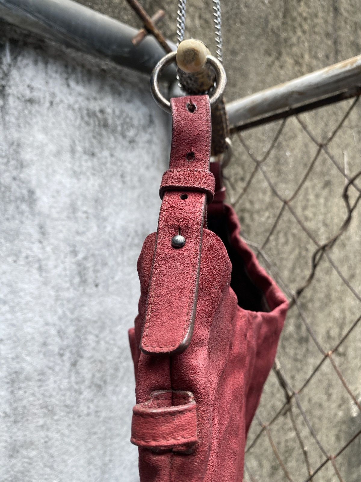 Yves Saint Laurent Rare Yves Saint Laurent - Tom Ford - Burgundy Mombasa Hobo Size ONE SIZE - 14 Thumbnail