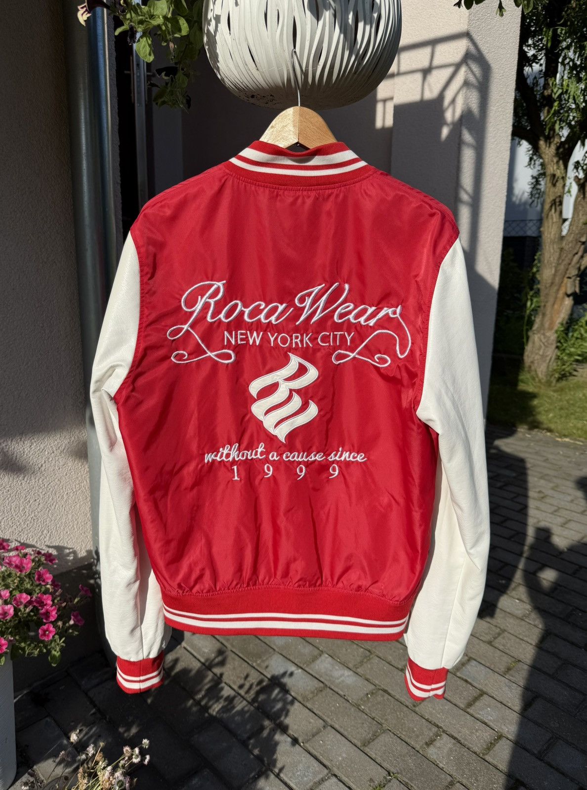 Vintage Rocawear College Varsity Jacket by Jay-Z Embroidered Logo Size US M / EU 48-50 / 2 - 2 Thumbnail