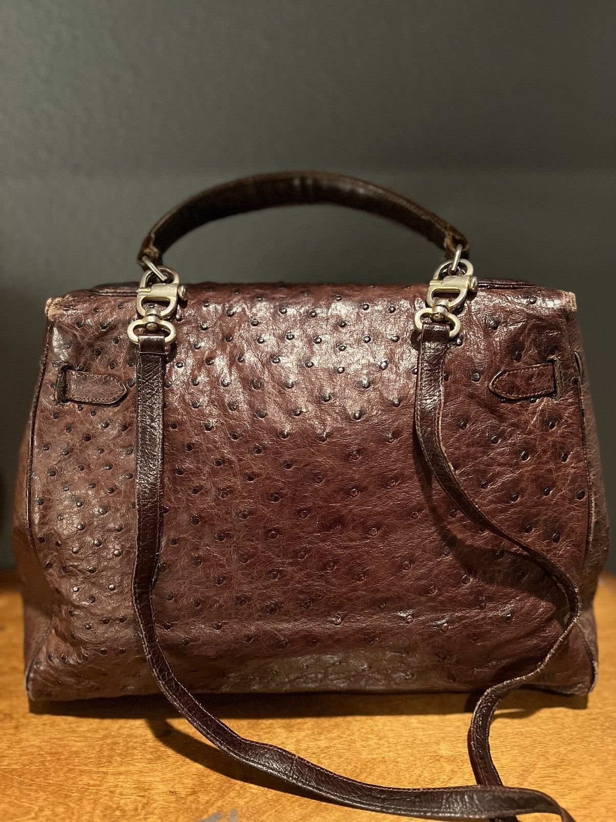SoSo RARE SISO Early 2000's BIRKIN Style Kelly Bag Size ONE SIZE - 14 Thumbnail