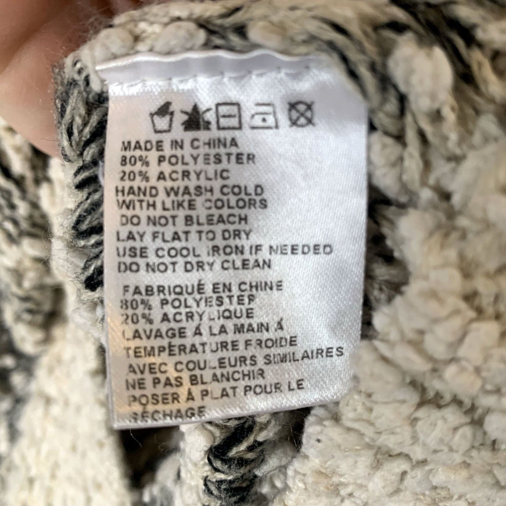 Anthropologie VINTAGE Ethereal By Paper Crane Sweater Woman L Open Knit Popcorn Button Up Boho Size L / US 10 / IT 46 - 4 Thumbnail