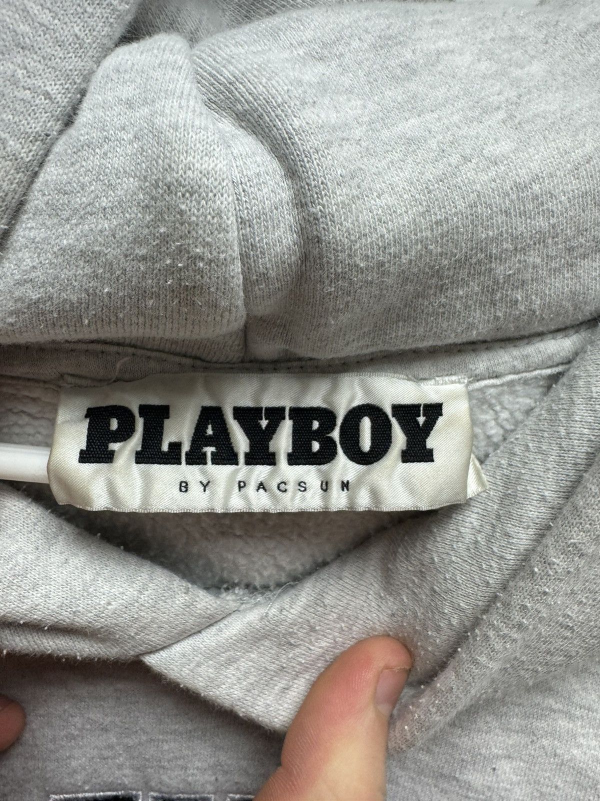 Playboy Playboy carpet hoodie grey Size US L / EU 52-54 / 3 - 3 Thumbnail