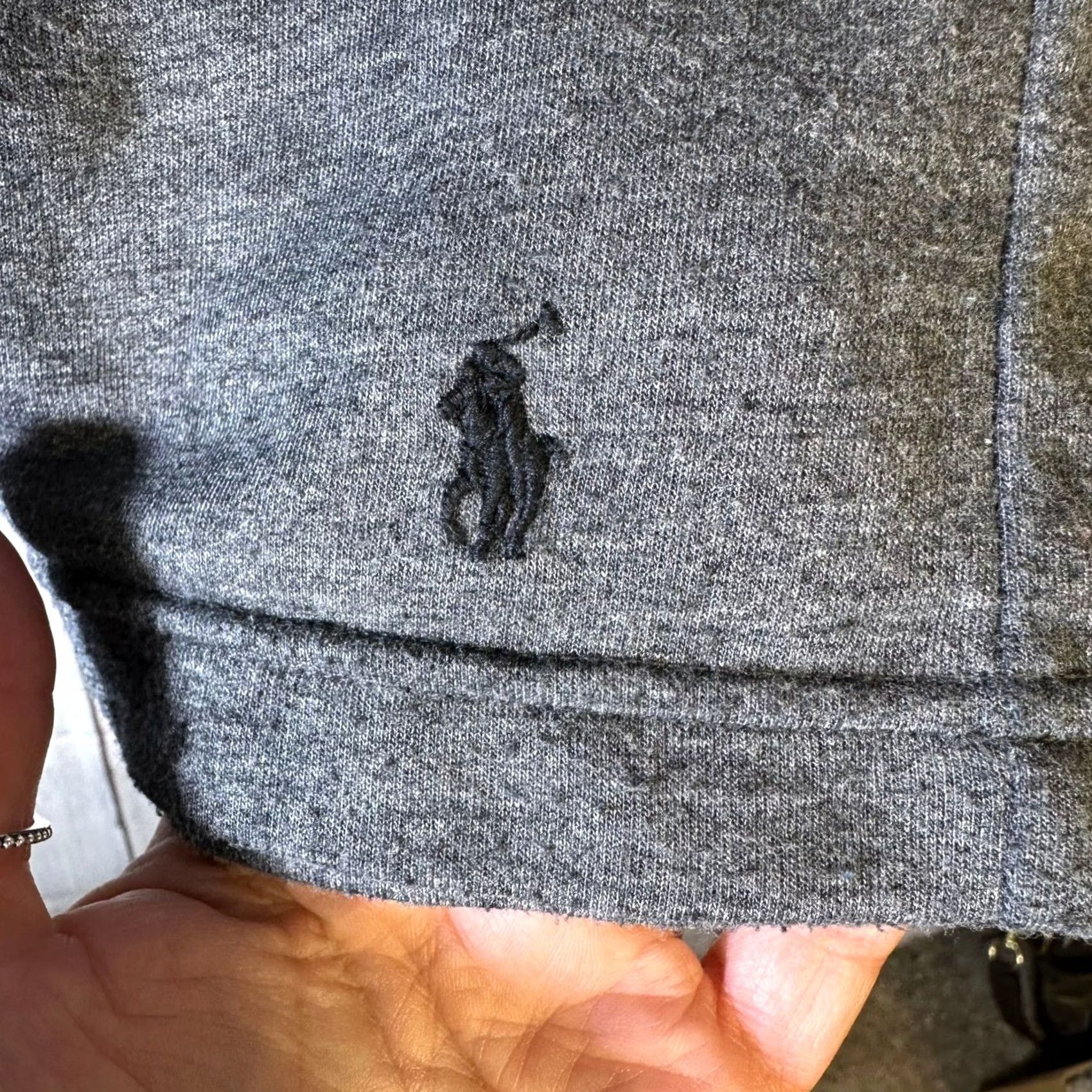 Polo Ralph Lauren Polo Ralph Lauren Mens Large Gray Quarter Zip Pullover Mock Neck L Sweatshirt Pullover Performance Zip Front Size US L / EU 52-54 / 3 - 2 Thumbnail