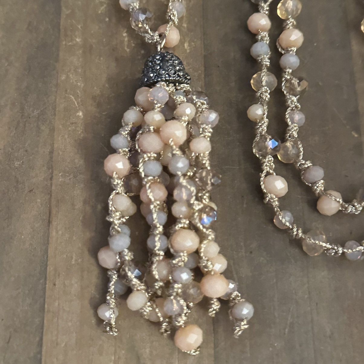 Chicos Chico’s long bead tassel necklace Size ONE SIZE - 3 Thumbnail