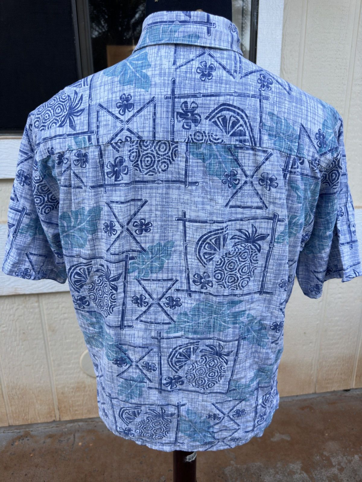 Other PreOwned Kahala Hawaiian Print Blue Full Button Men's Small Size US S / EU 44-46 / 1 - 2 Thumbnail