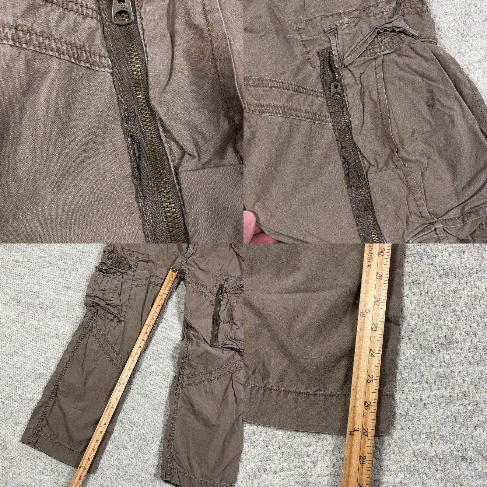 Polo Ralph Lauren VINTAGE Polo Ralph Lauren Cargo Pants Men 36x30 Brown Paratropper Military RL 67 Size US M / EU 48-50 / 2 - 9 Thumbnail