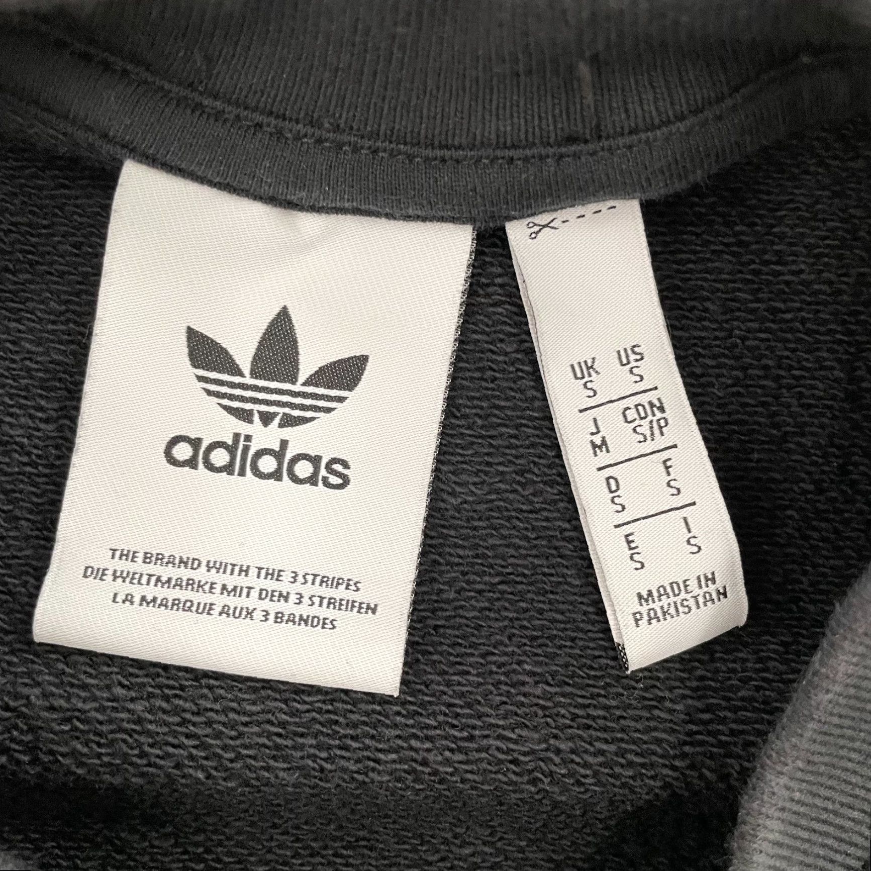 Adidas Adidas Sweater Adult Small Black Camo Center Logo Embroidered Pullover Mens S Size US S / EU 44-46 / 1 - 6 Thumbnail
