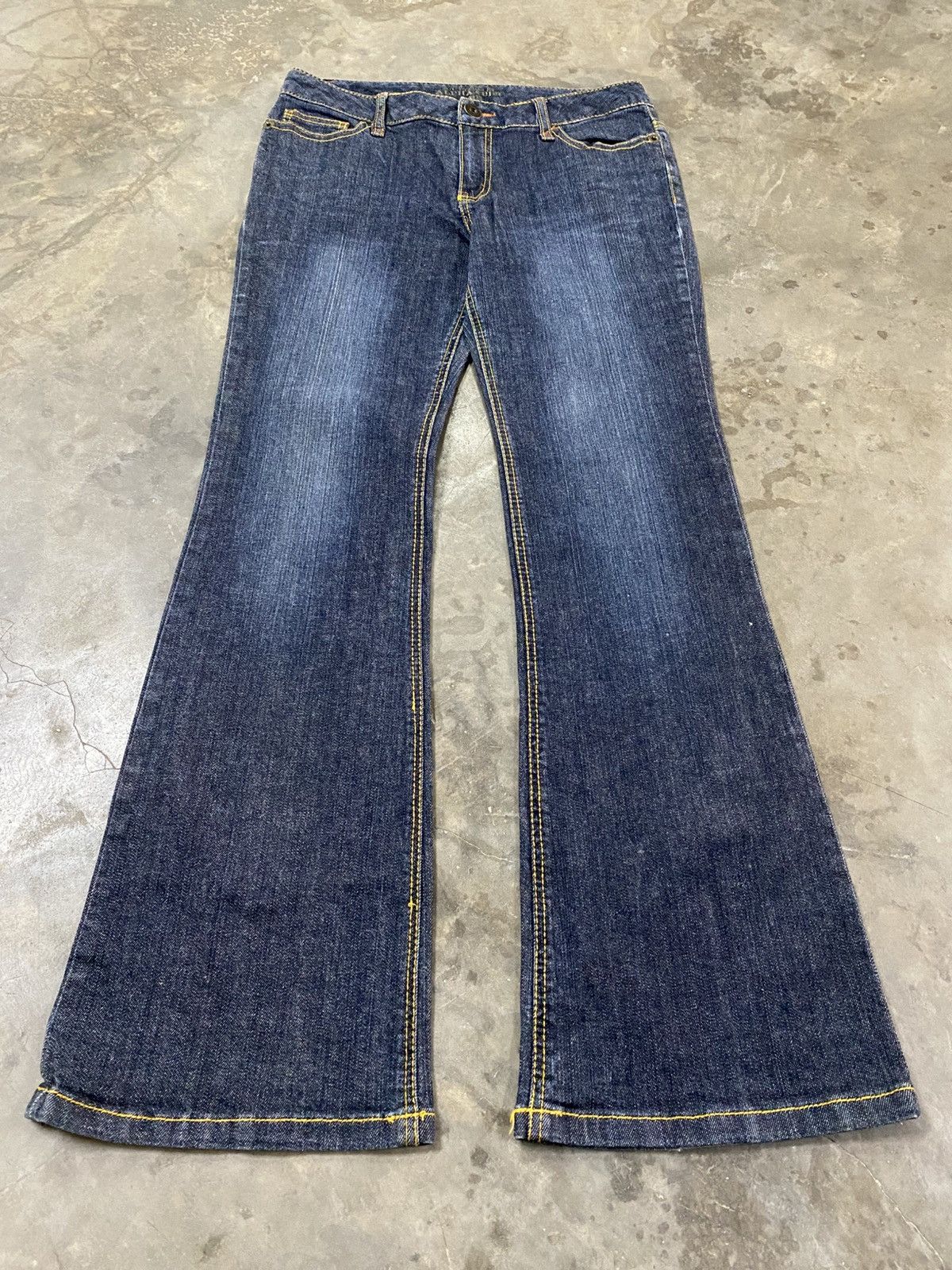 Hysteric Glamour × If Six Was Nine × Tornado Mart Flare Jeans Alpha Cubic Denim Flared @242 Size US 30 / EU 46 - 7 Thumbnail