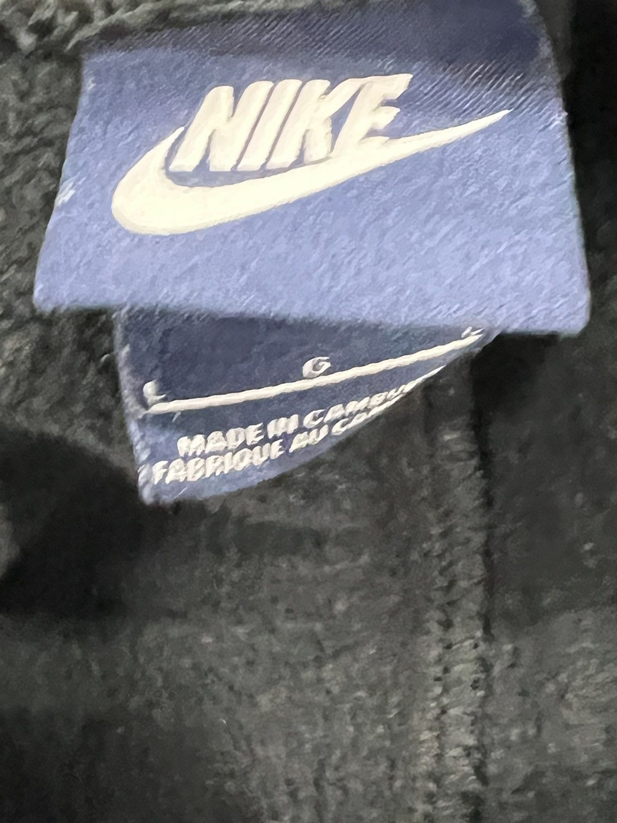 Nike Vintage Y2K Nike Big Swoosh Sweatpants Size US 34 / EU 50 - 4 Thumbnail