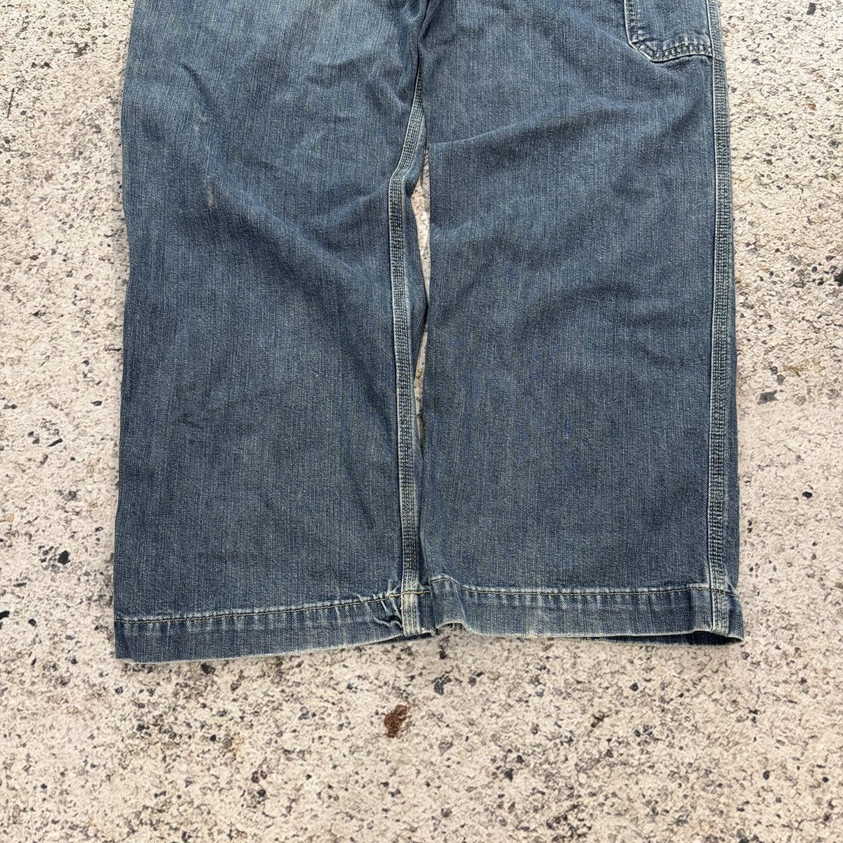 Gap 2000s Y2K Gap Urban Utility Faded Thrashed Jeans ERD Grunge Size US 34 / EU 50 - 13 Thumbnail