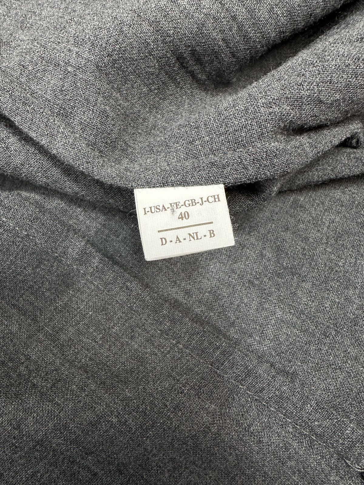 Brunello Cucinelli BRUNELLO CUCINELLI Draped Gray Wool Jacket Flower Belt Sz 40 Size S / US 4 / IT 40 - 10 Thumbnail