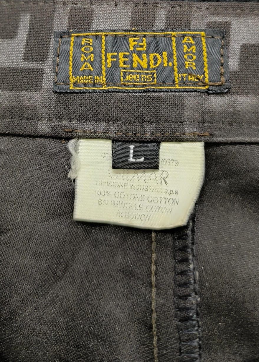 Fendi Vtg Fendi Monogram Pants Size US 30 / EU 46 - 8 Thumbnail