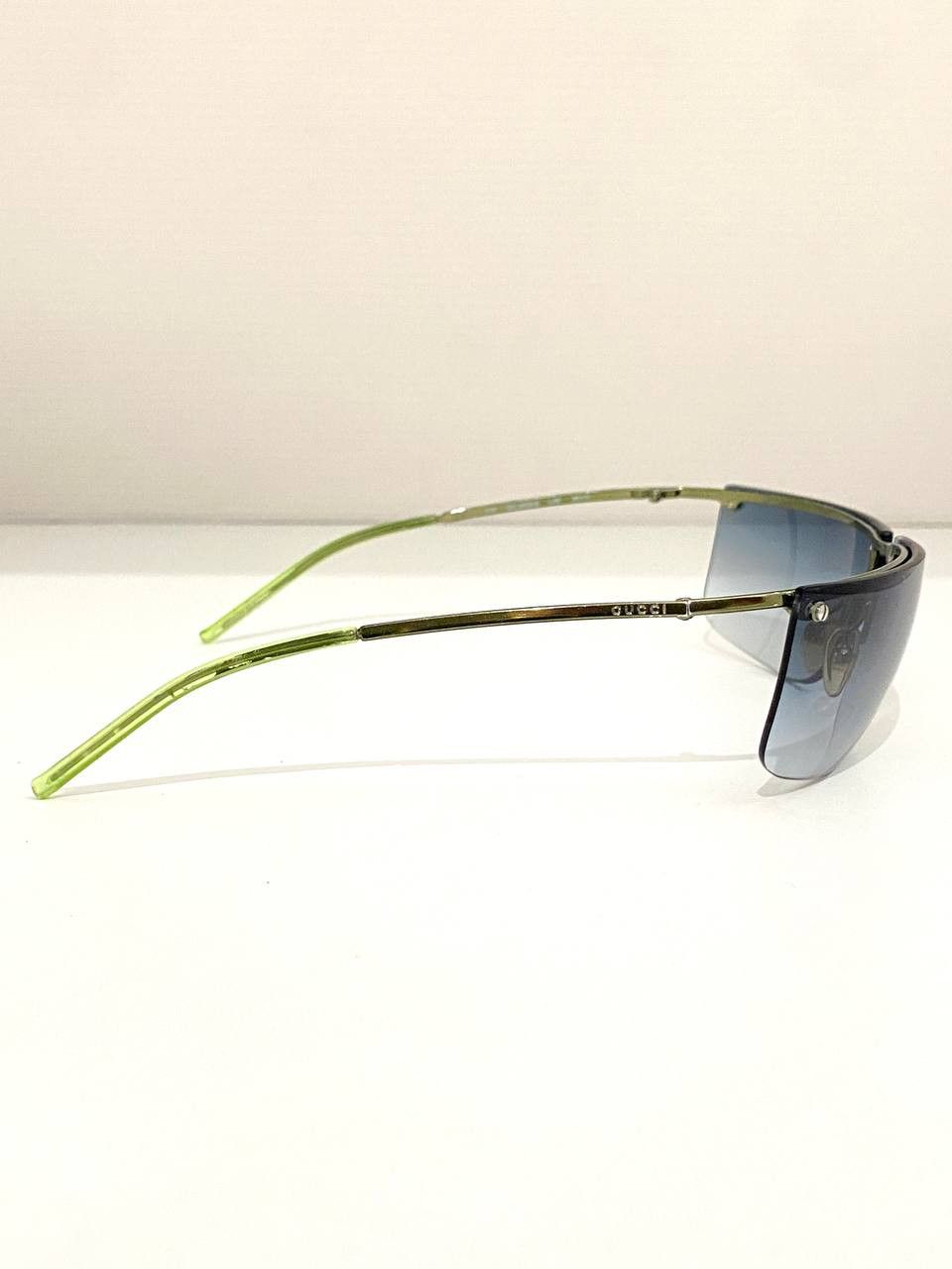 Gucci Gucci GG Logo Rimless Mask Oversized Sunglasses Vintage Y2K Size ONE SIZE - 11 Thumbnail