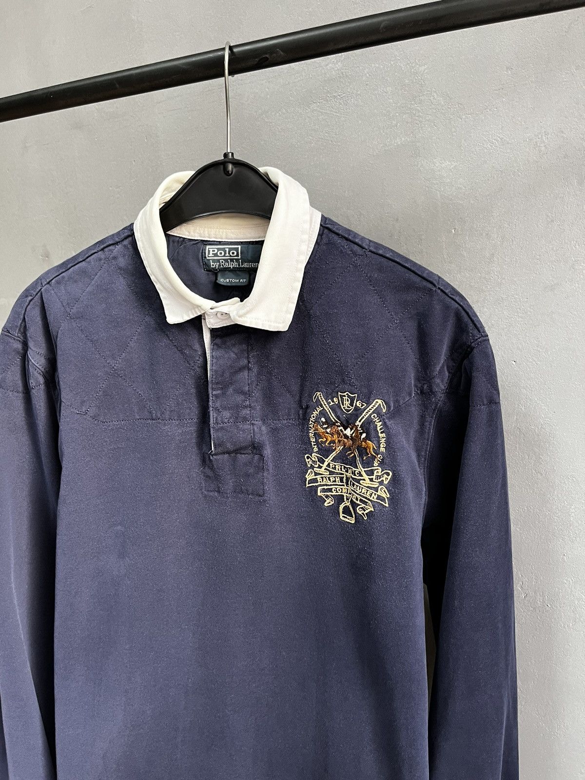 Ralph Lauren × Vintage Polo Ralph Lauren 90s vintage rugby Size US L / EU 52-54 / 3 - 2 Thumbnail