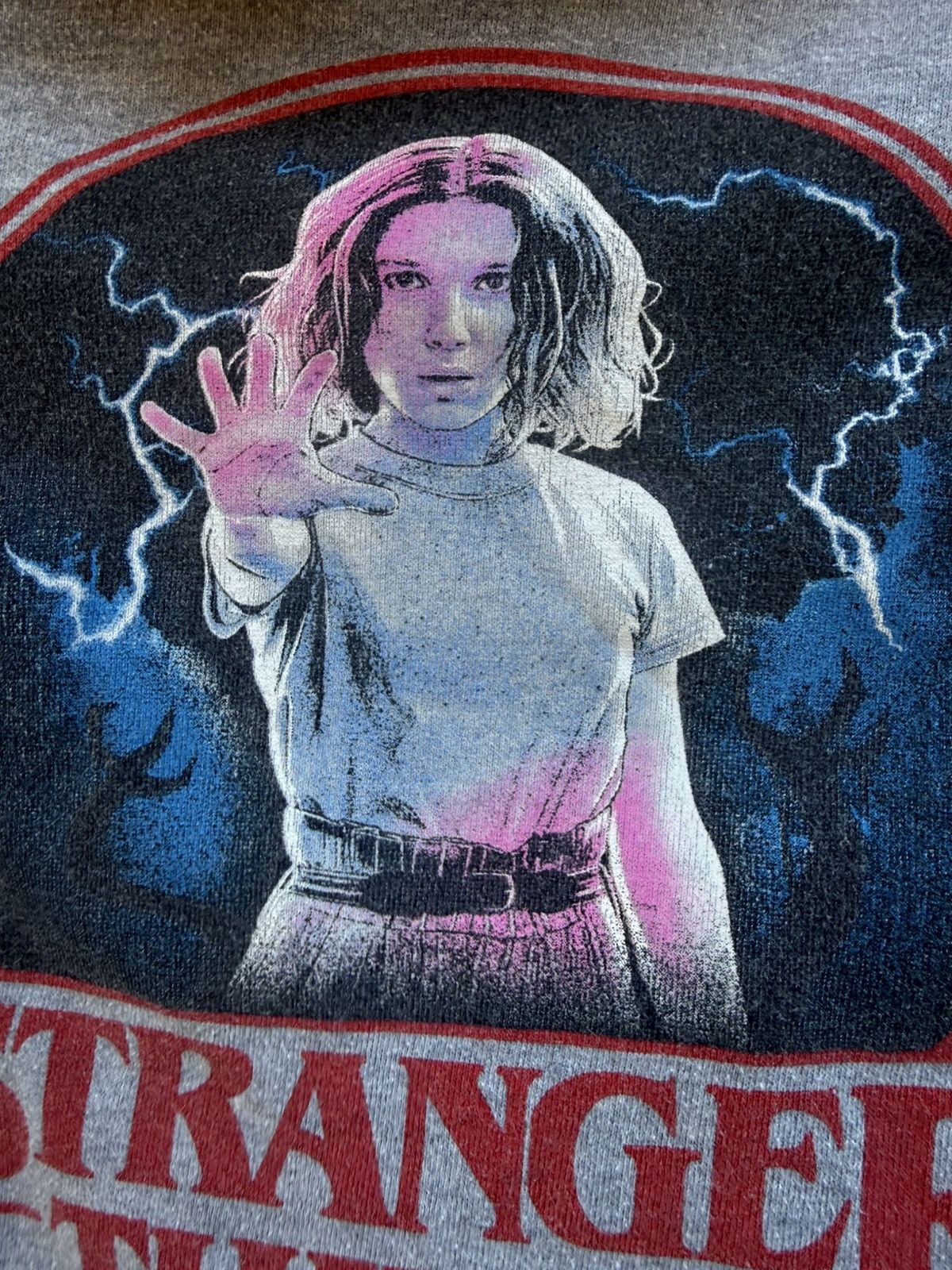 Other Netflix Stranger Things Eleven Graphic Hoodie Cropped Size S / US 4 / IT 40 - 3 Thumbnail