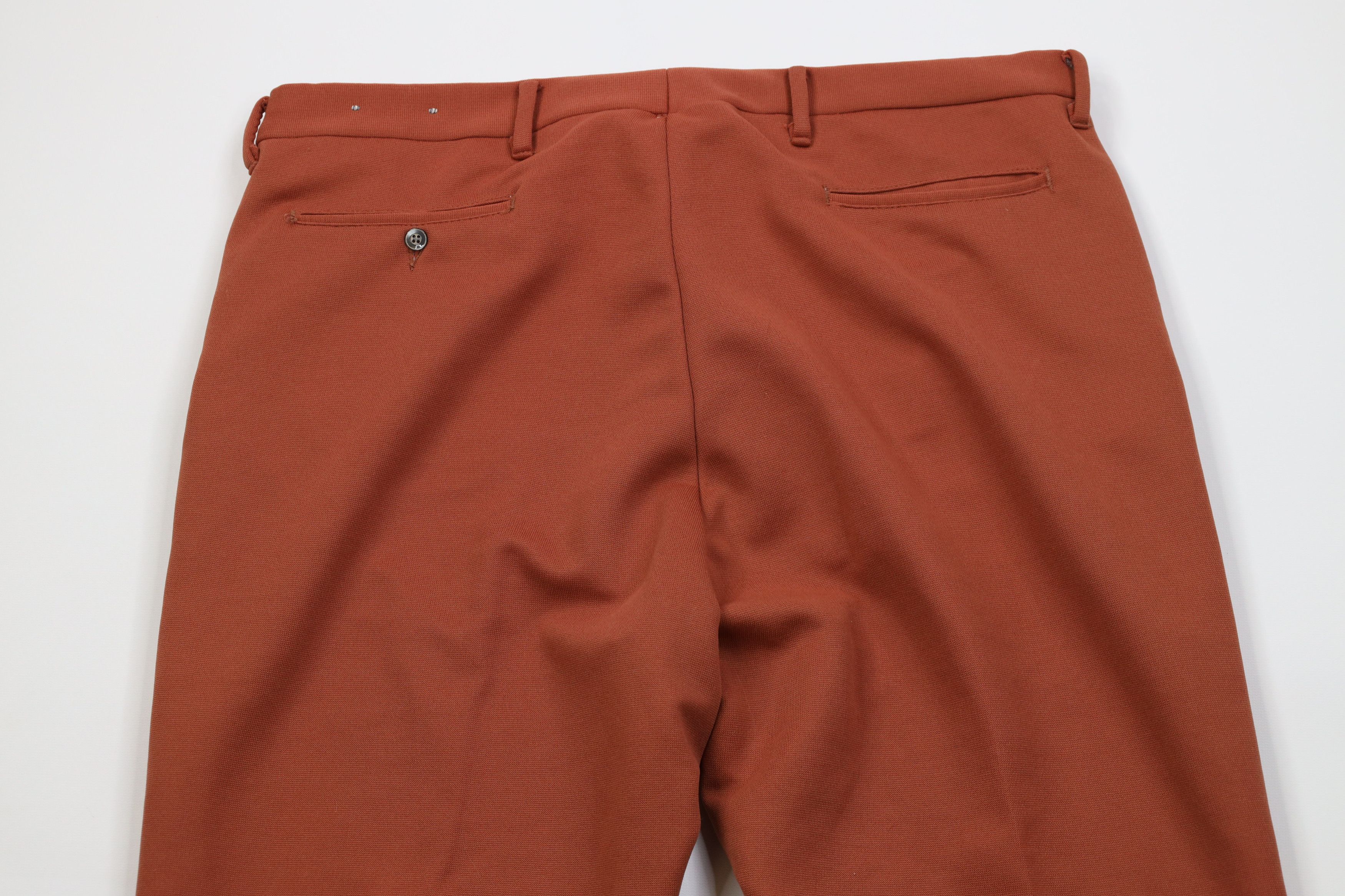 Vintage Vintage 70s Streetwear Bell Bottoms Chino Pants Orange USA Size US 36 / EU 52 - 9 Thumbnail