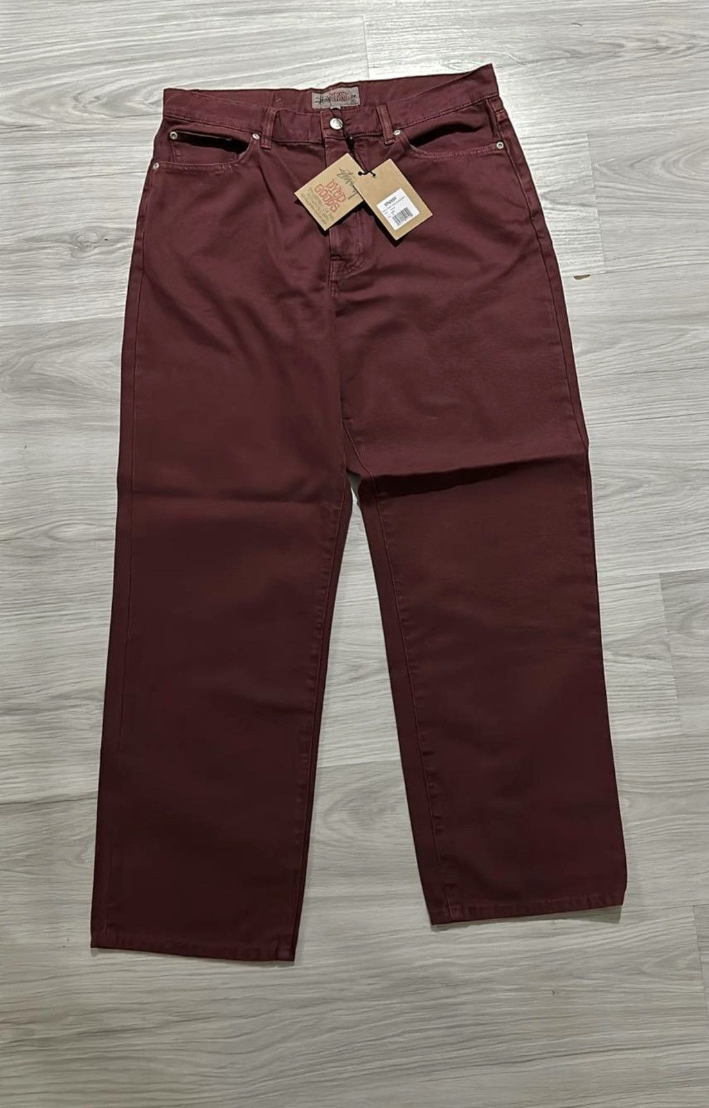 image of Stussy Stüssy Spring 24 Classic Jean “Wine” Size 34, Men's