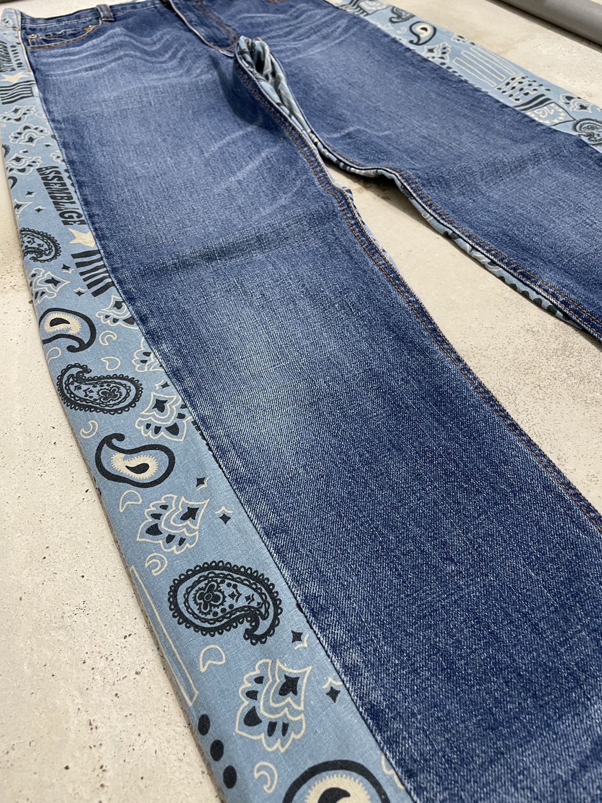 Other Rare Ne-Net by Issey Miyake Denim Pattern Size US 29 - 7 Thumbnail