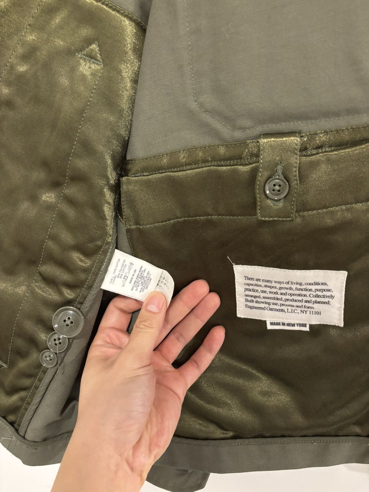 Engineered Garments Engineered garments double cloth cruiser jacket Size US M / EU 48-50 / 2 - 3 Thumbnail