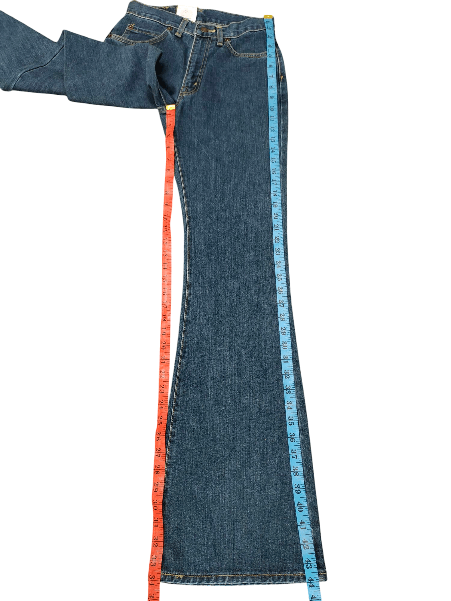 Hysteric Glamour Flare Jeans GL Heart High Rise Denim Bootcut Bell Bottom Size US 27 - 19 Thumbnail