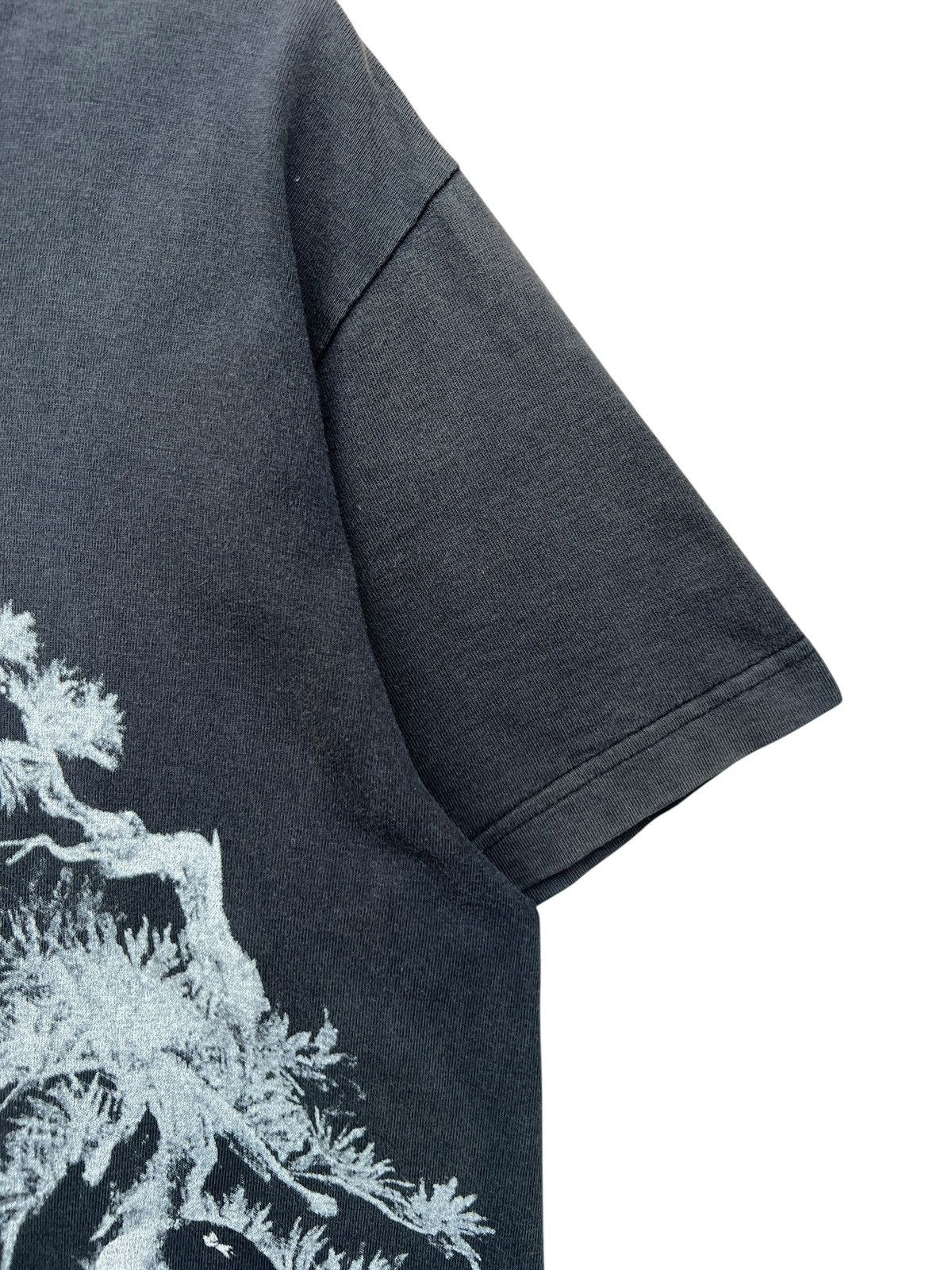 Vintage Vintage Takeo Kikuchi Samurai Sakura Sunfaded Black Tees Size US M / EU 48-50 / 2 - 4 Thumbnail