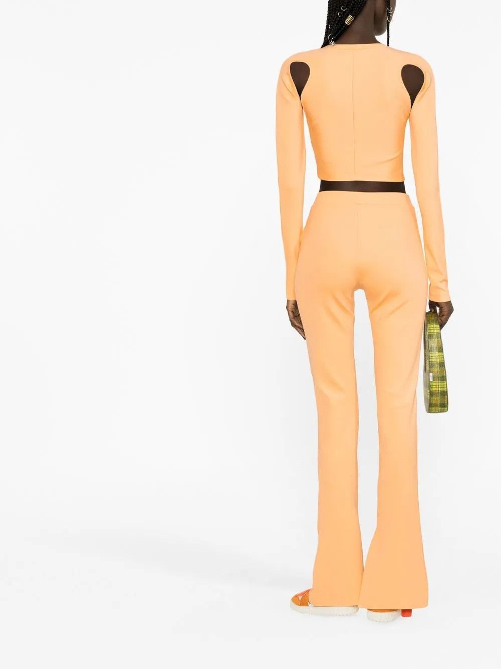 Off-White o1y1225 Sweatpant in Orange Size 28" / US 6 / IT 42 - 3 Thumbnail