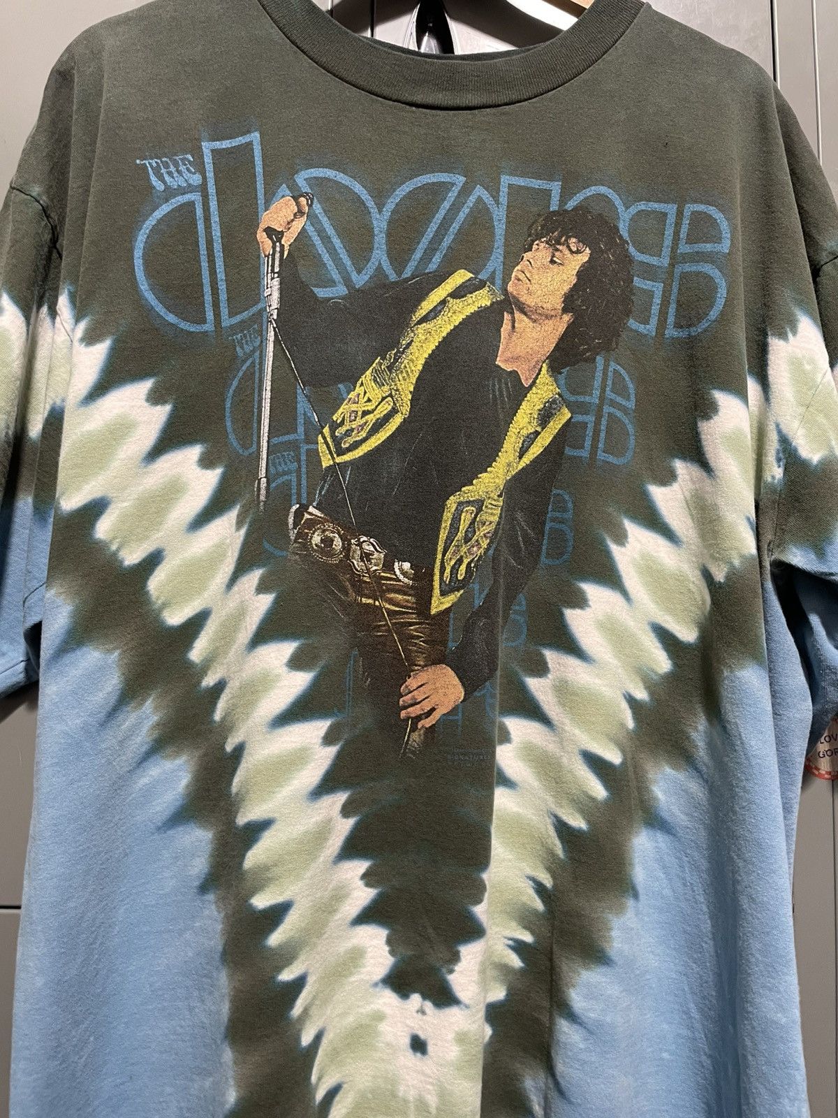 Deals Vintage Liquid Blue The Doors Band T-Shirt