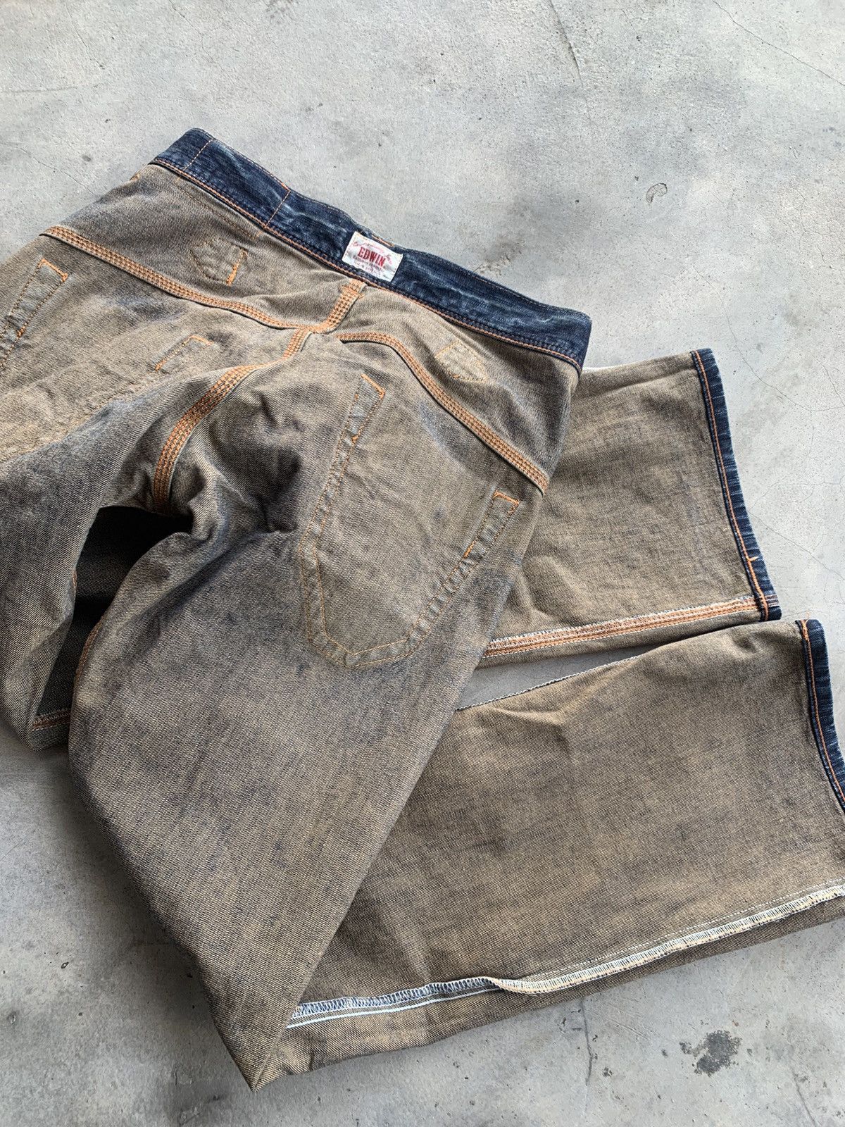 Edwin FLARE EDWIN XV BUCKLE BACK DENIM. Size US 33 - 14 Thumbnail