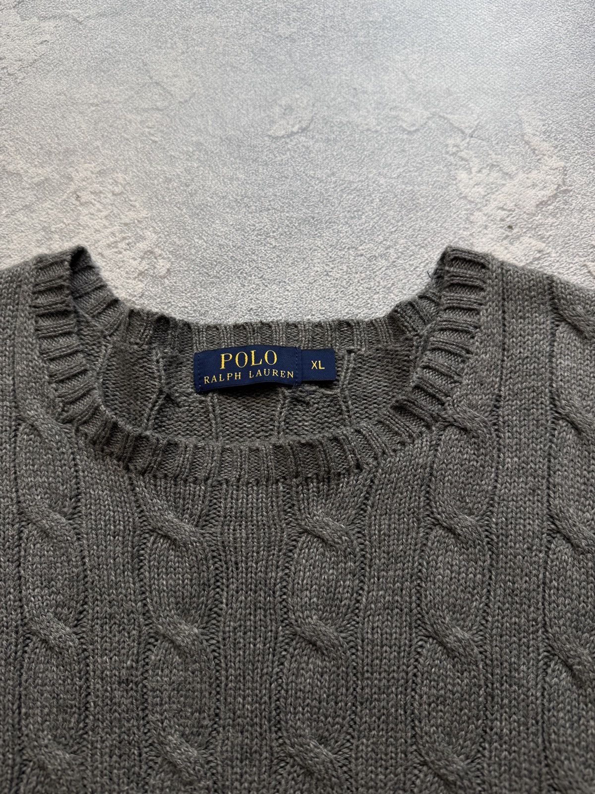 Polo Ralph Lauren Polo Ralph Lauren Sweater Men's Cable Knit Y2K Size US XL / EU 56 / 4 - 4 Thumbnail