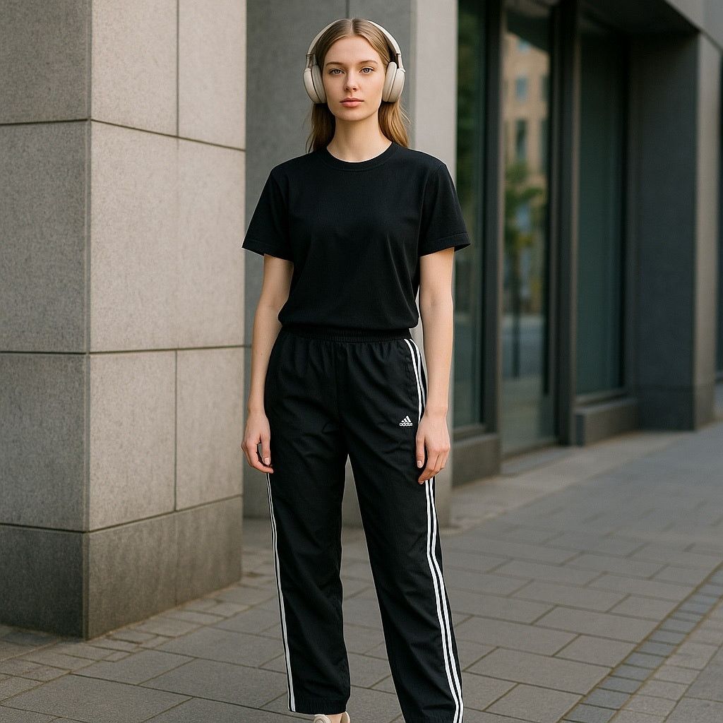 Adidas Adidas Black Track Pants Size 30" / US 8 / IT 44 - 1 Thumbnail