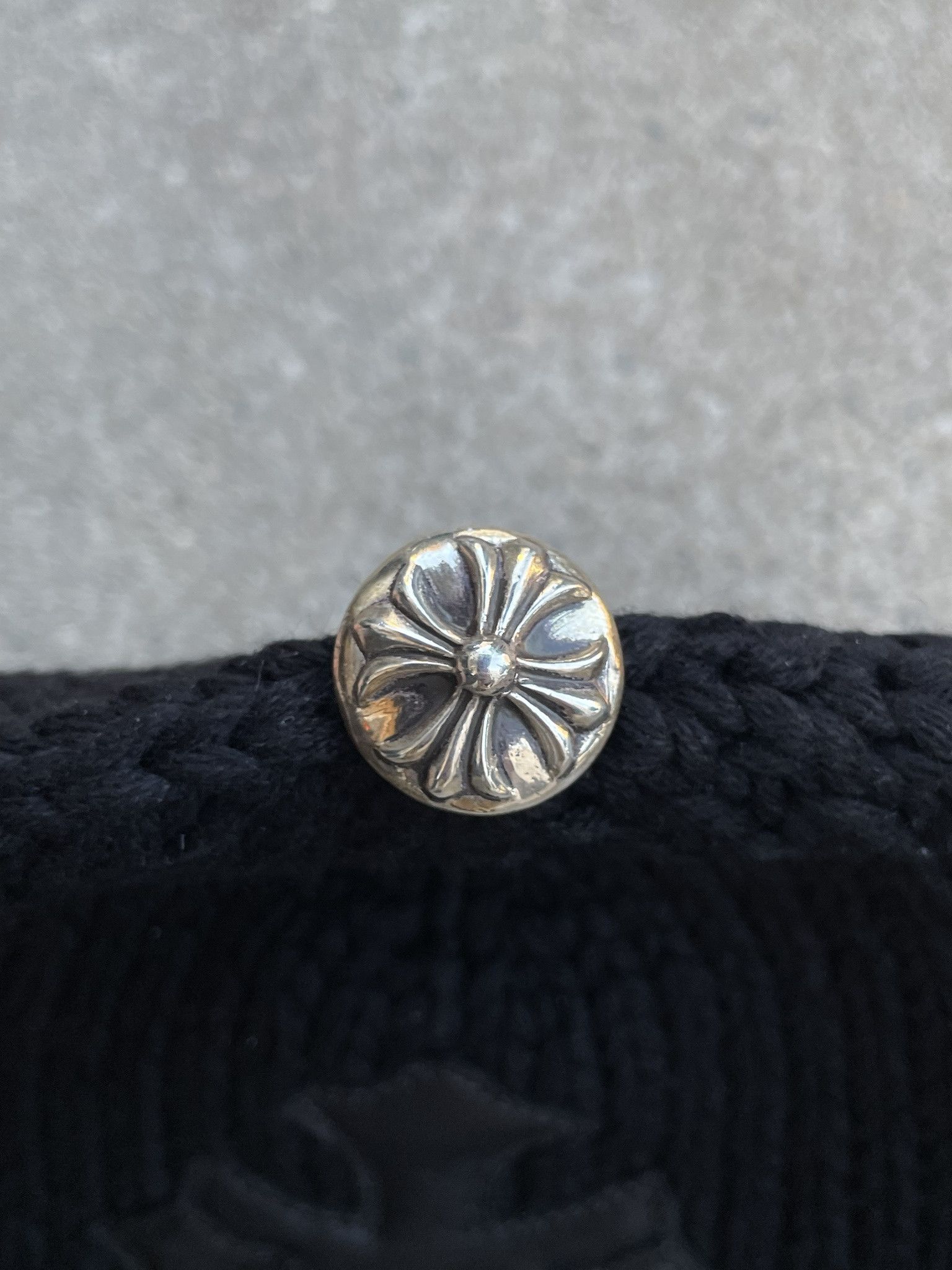 Chrome Hearts Chrome Hearts Cashmere Knit Cross Patch Beanie Size ONE SIZE - 4 Thumbnail