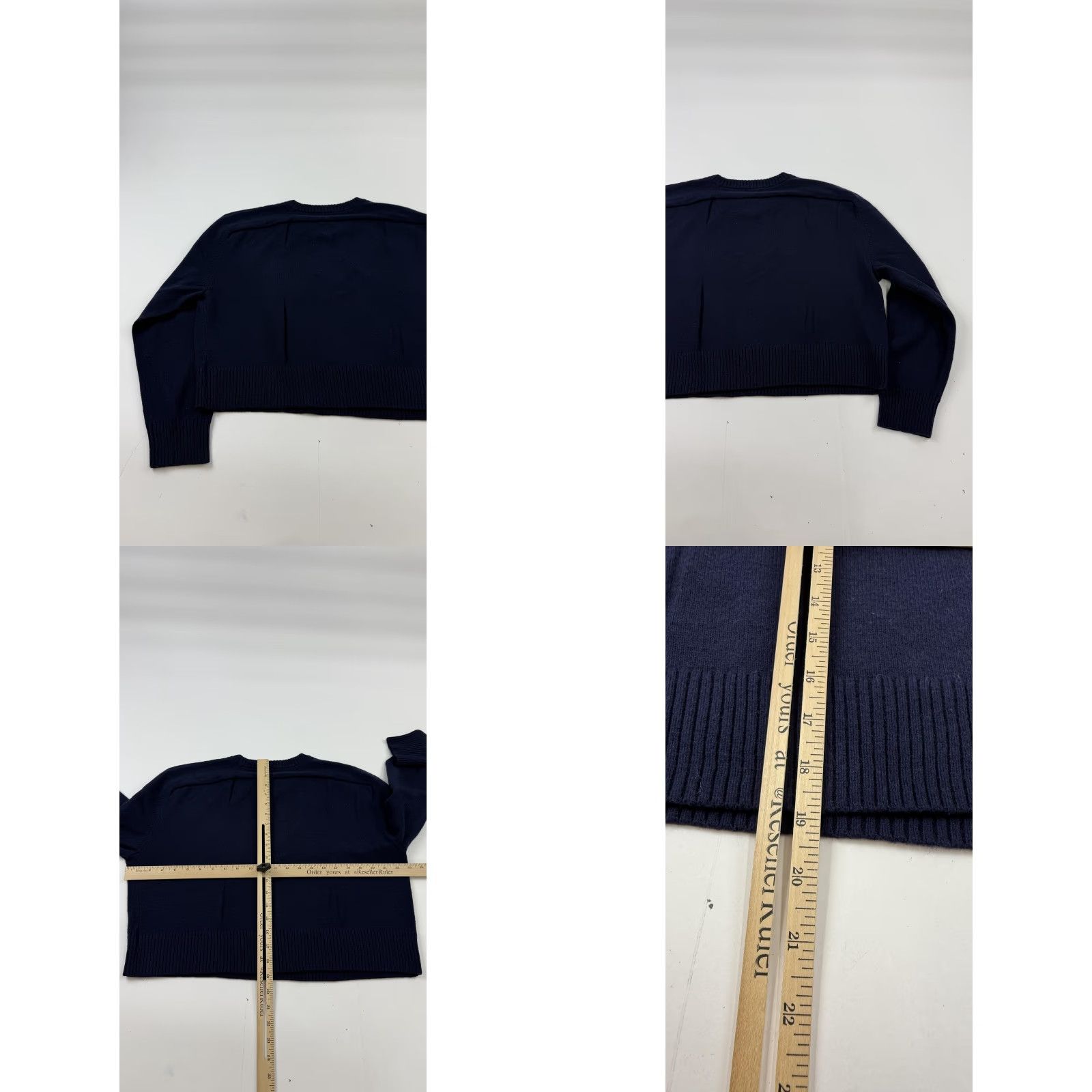 Gap Gap Sweater Womens MT Tall Navy Blue Merino Wool Blend Crewneck Knit Pullover Size M / US 6-8 / IT 42-44 - 8 Thumbnail