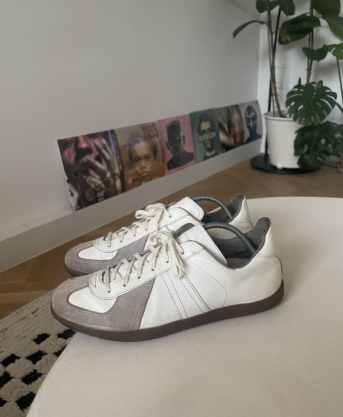 image of Bundeswehr x German Army Trainers Vintage Gat Bw Sport Army Trainers Sneakers Margiela Replica in W