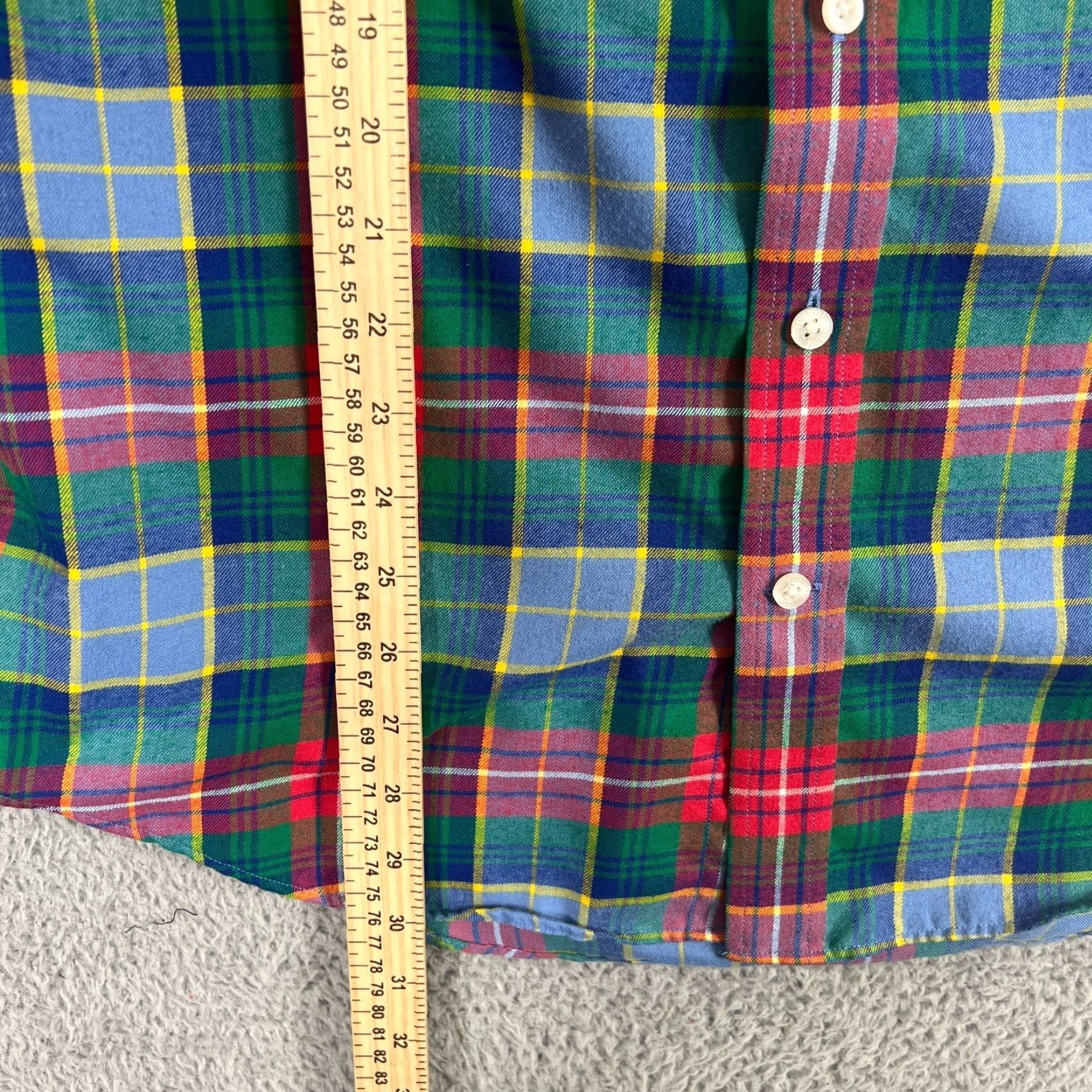Vineyard Vines Vineyard Vines Tucker Shirt Mens M Button-Up Slim Fit Color Plaid Multicolor Polyester Classic Colorful Size US M / EU 48-50 / 2 - 2 Thumbnail