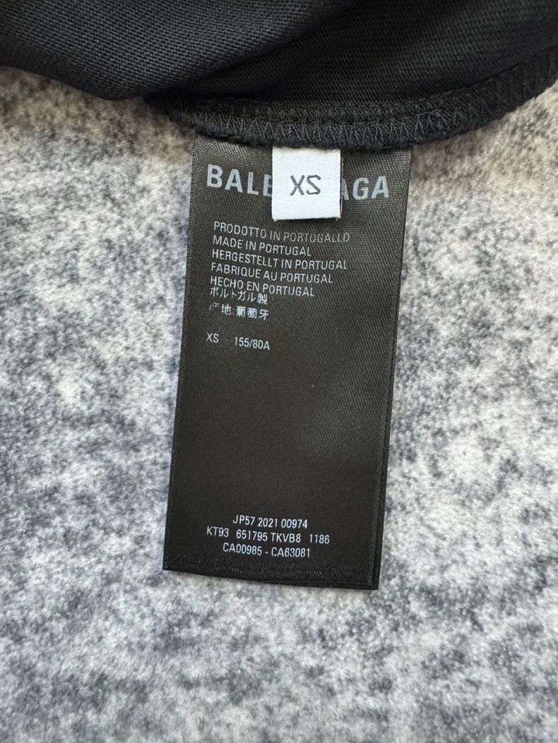 Balenciaga Balenciaga Black big destruction short sleeve Size US XS / EU 42 / 0 - 6 Thumbnail