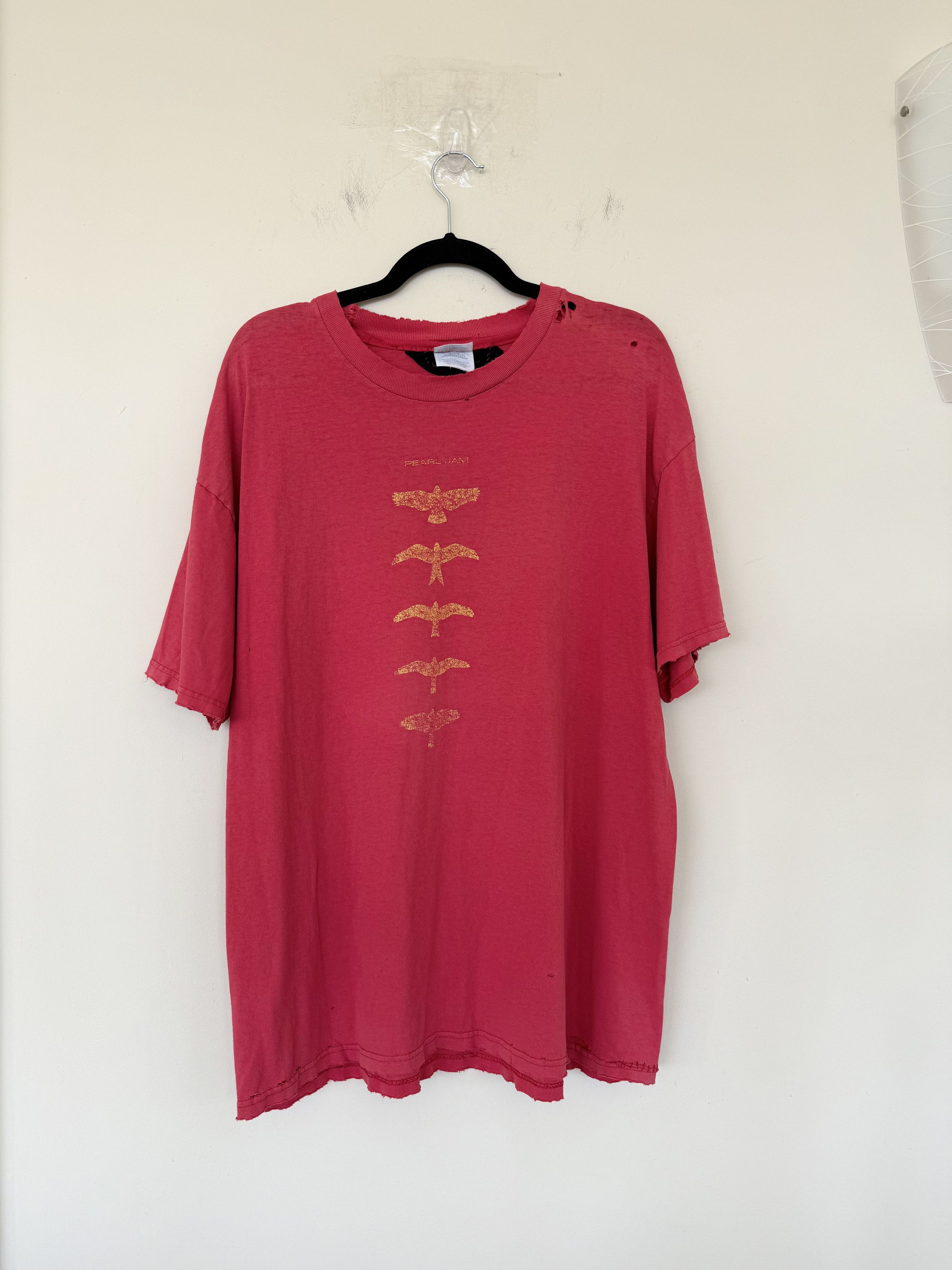 Vintage Pearl Jam Yield Tour 90's Tee Size US XL / EU 56 / 4 - 8 Thumbnail