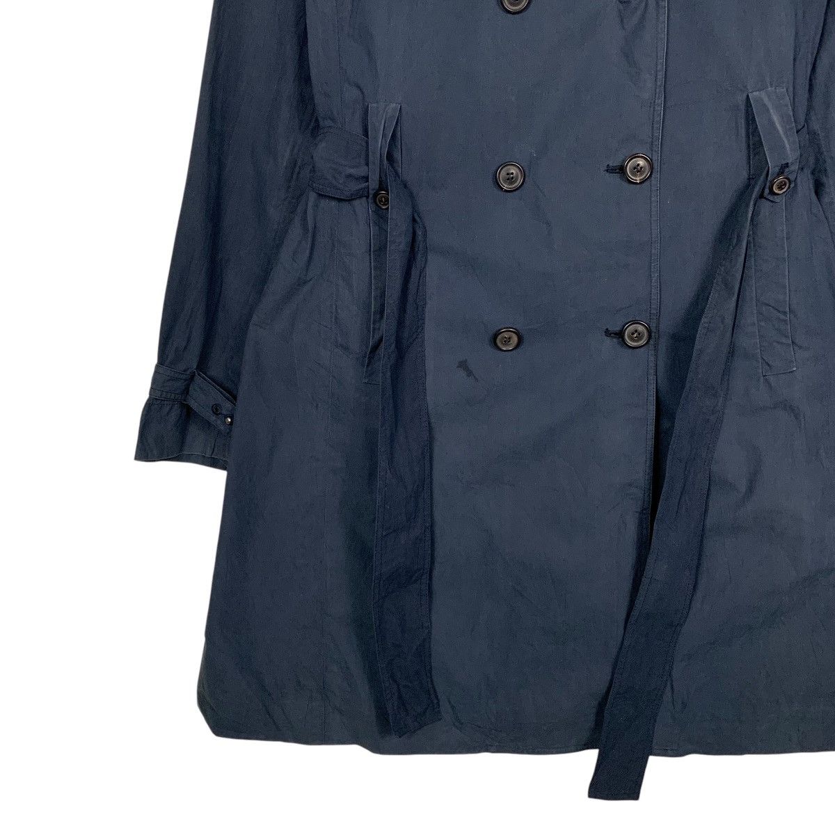 Japanese Brand PIAZZA SEMPIONE Double Breasted Trench Coat #1601-C71 Size M / US 6-8 / IT 42-44 - 3 Thumbnail