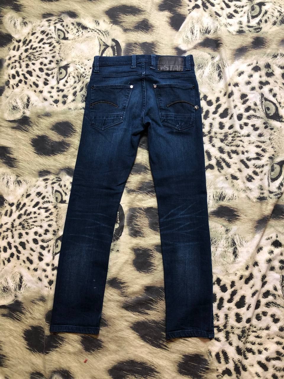 G-Star G Star Jeans Adult Raw Denim Dark Wash Straight Leg Size 30" / US 8 / IT 44 - 18 Thumbnail
