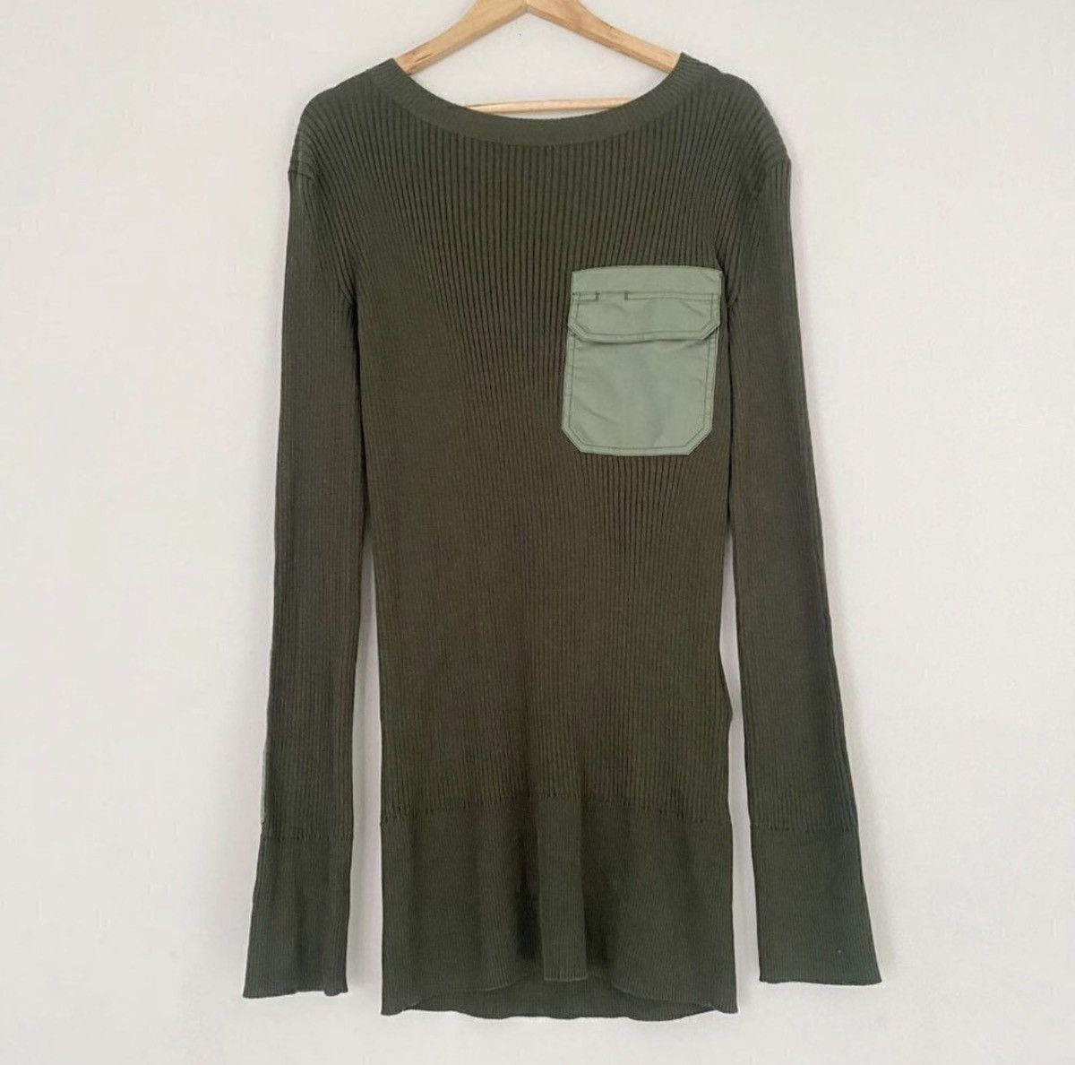 Sacai sacai ribbed military sweater dress Size S / US 4 / IT 40 - 3 Thumbnail
