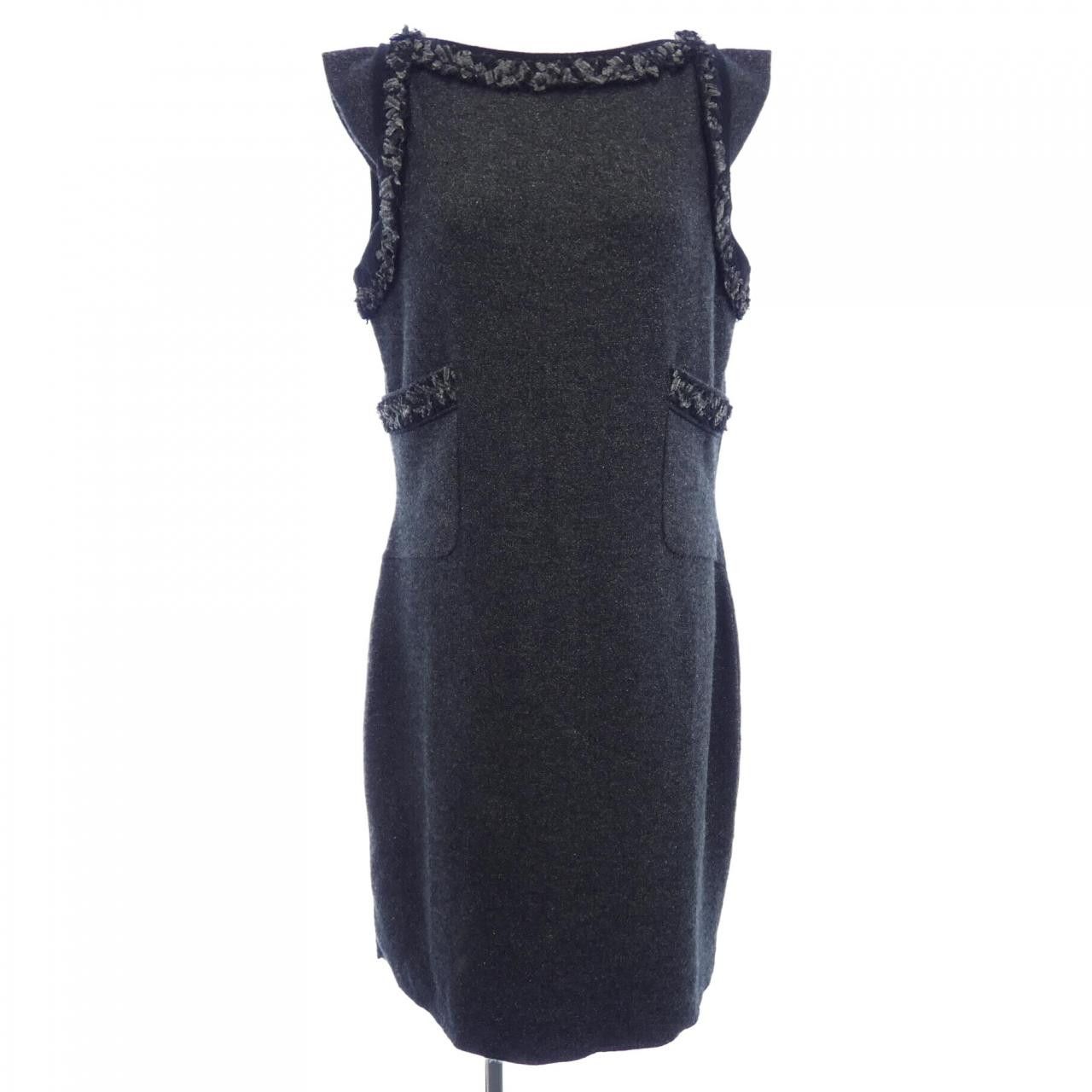 Chanel Chanel Chanel Cashmere Dress Textile Dresses P39246K02769 DUTY FREE for USA Size ONE SIZE - 1 Thumbnail