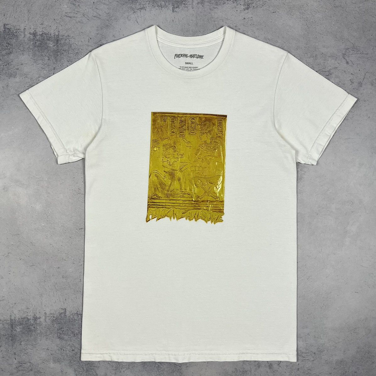 Fucking Awesome Fucking Awesome Pharaoh big logo tee Size US S / EU 44-46 / 1 - 2 Thumbnail