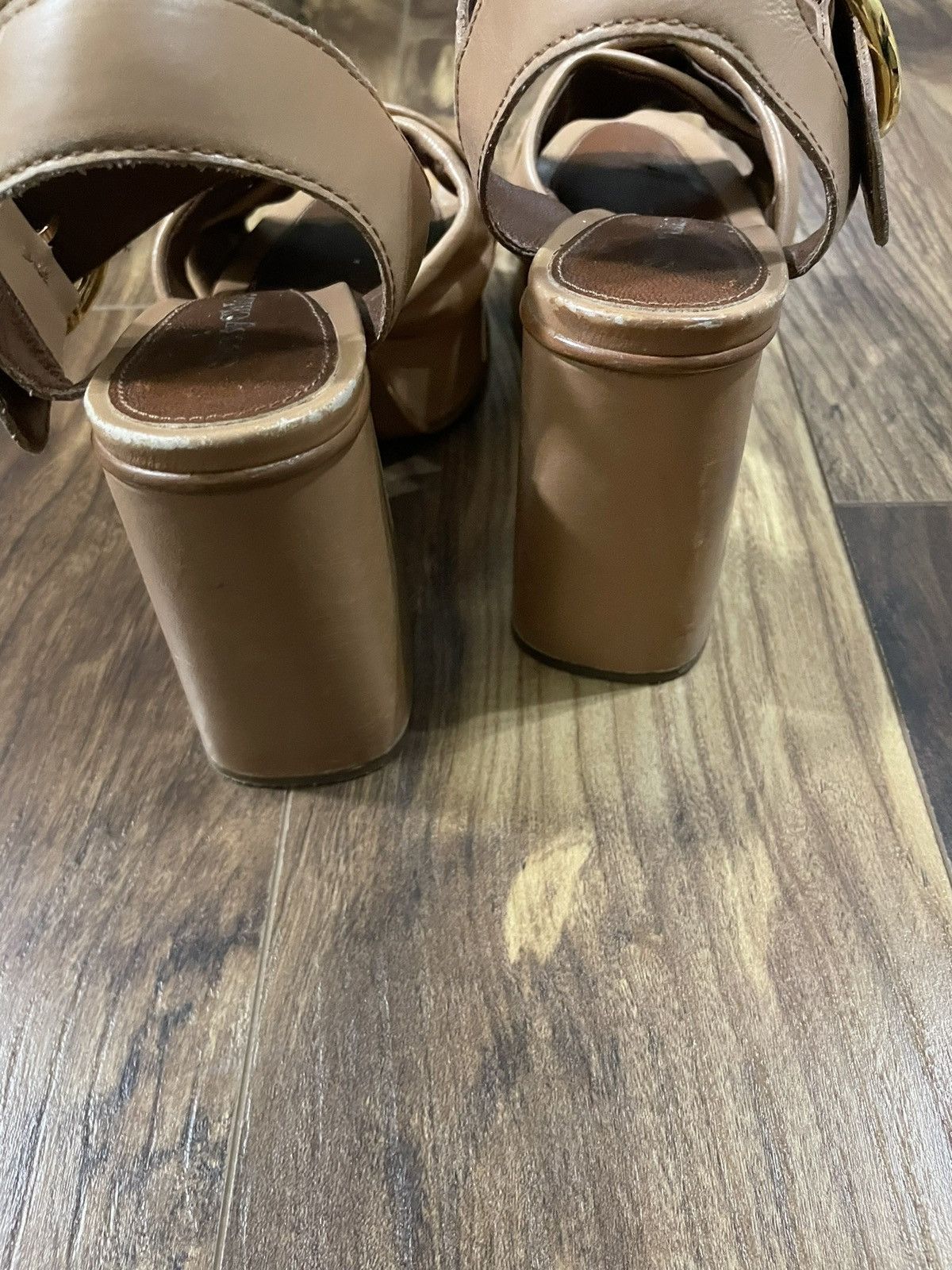 See by Chloe See By Chloe Lyna leather platform sandals Size US 8.5 / IT 38.5 - 8 Thumbnail