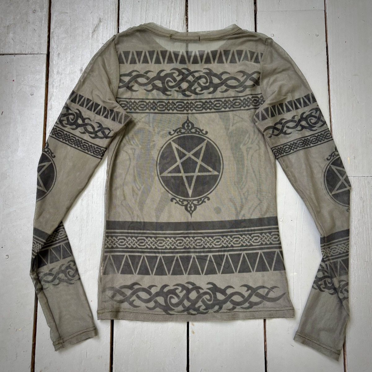 Hysteric Glamour 90s Tattoo Mesh Top Size US S / EU 44-46 / 1 - 3 Thumbnail