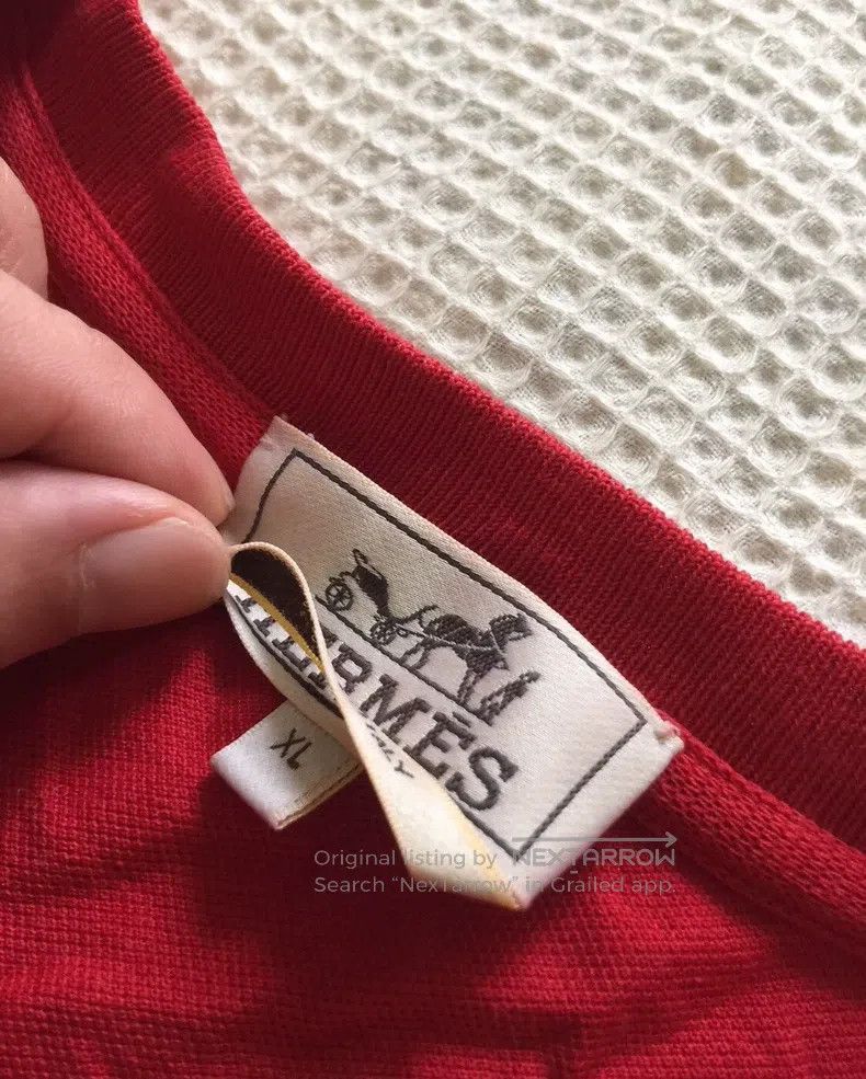Hermes Hermes Crew Neck Short Sleeve Size US XL / EU 56 / 4 - 6 Thumbnail