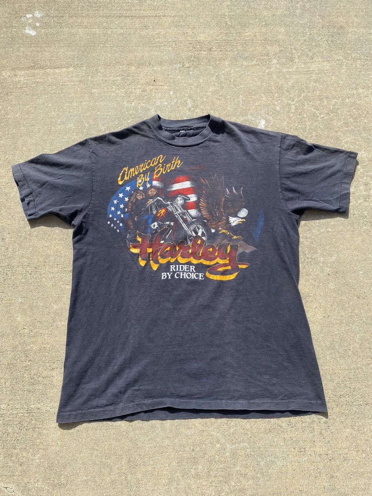 Harley Davidson × Vintage VINTAGE Harley-Davidson T-Shirt Size US M / EU 48-50 / 2 - 1 Thumbnail
