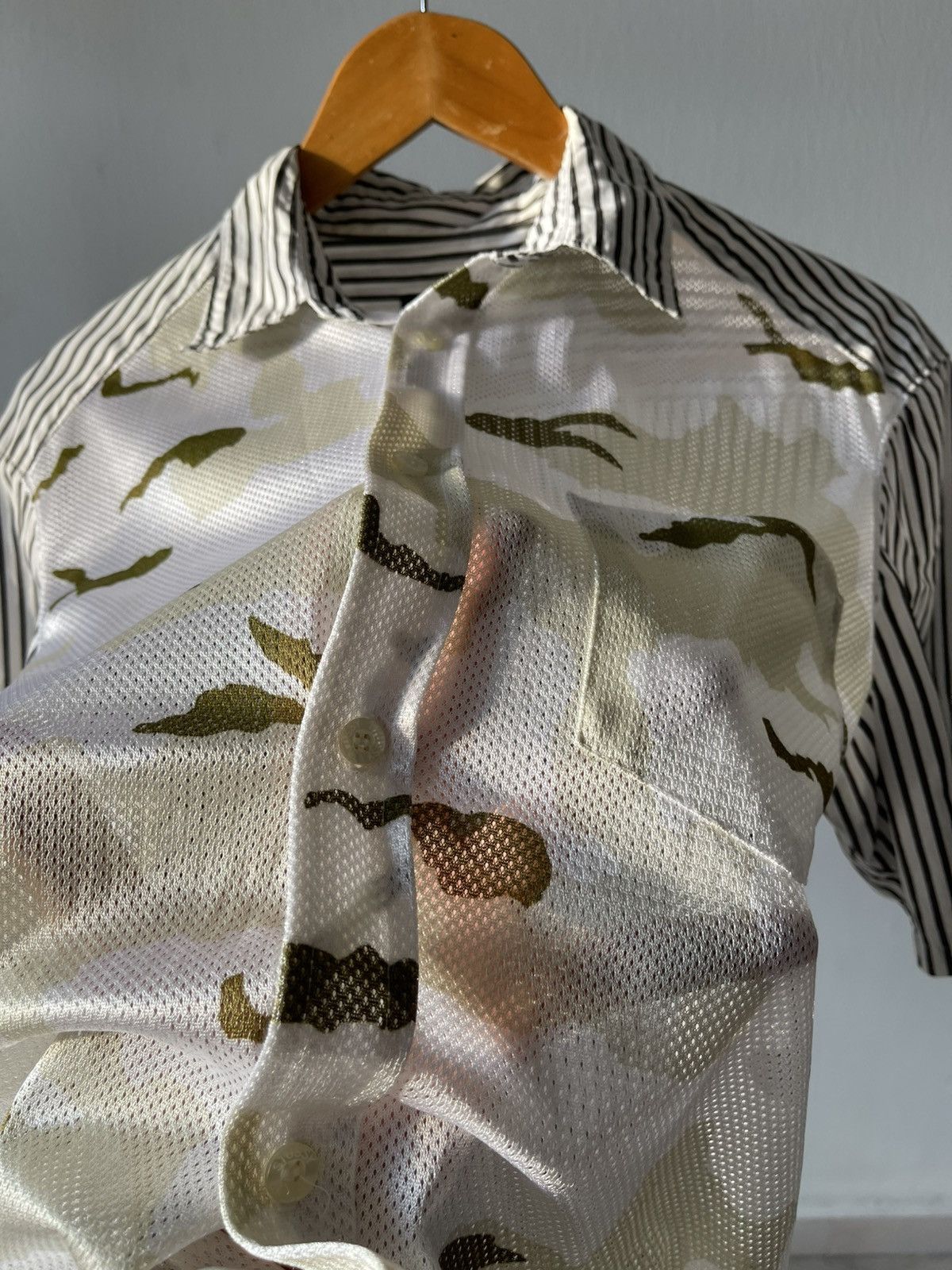 Stussy 90s Stussy Camo Mesh Button Shirt Size US M / EU 48-50 / 2 - 4 Thumbnail