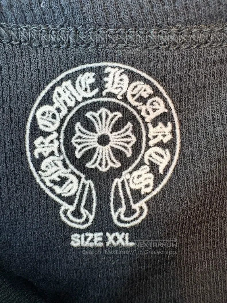 Chrome Hearts CHROME HEARTS Size XXL Scroll Cross Waffle Warm Long Sleeve Size US XXL / EU 58 / 5 - 4 Thumbnail
