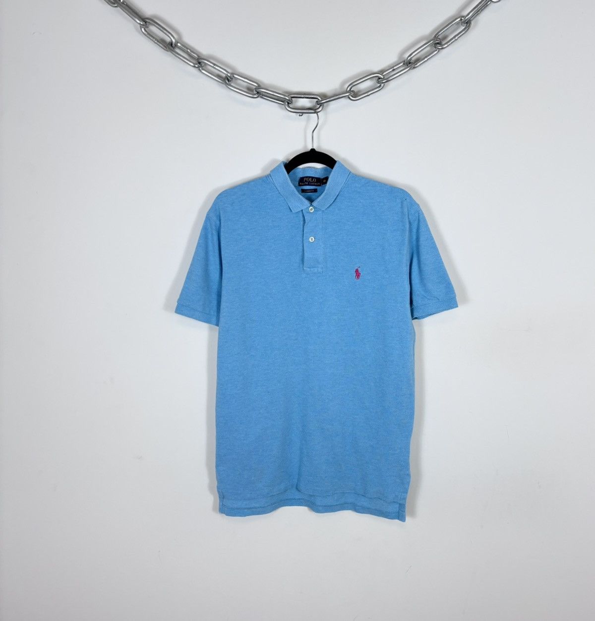 Polo Ralph Lauren Polo Ralph Lauren Men’s Classic Fit Cotton Blue Polo Shirt Size US M / EU 48-50 / 2 - 1 Thumbnail
